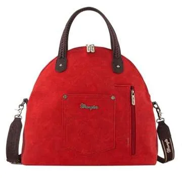 Wrangler Large Tote Bag for Women Weekender Bag Extra Handbag for Women Top handle Travel bag and Carry on bag With Double Zipper WG93G-2006RD