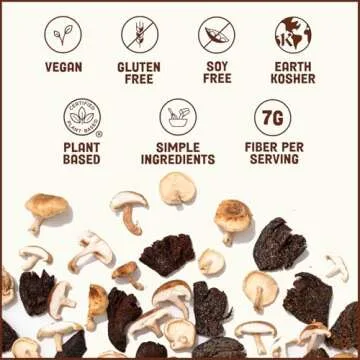 Pan's Mushroom Jerky, Vegan Snacks, Dried Mushrooms Shiitake, Plant based Jerky, Meatless Jerky, Gluten Free, High in Fiber, with Original flavor (2.2 Ounce, Pack of 3)