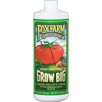 Fox Farm Fertilizer Soil Trio: Grow Big, Tiger Bloom, Big Bloom