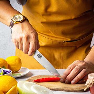 Utopia Kitchen 8 Inch Chef Knife for Cooking Excellence