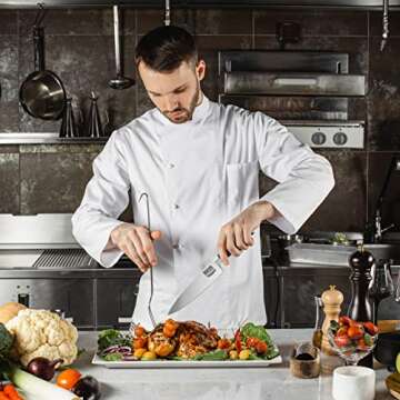 Utopia Kitchen 8 Inch Chef Knife for Cooking Excellence