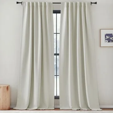 NICETOWN Room Darkening Faux Linen Curtains - Elegant and Versatile