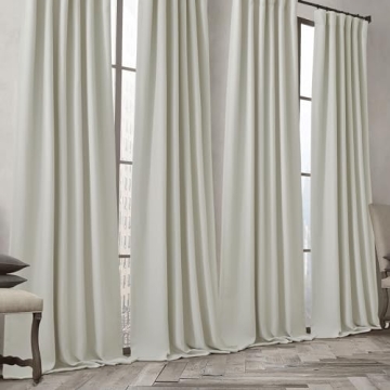 NICETOWN Room Darkening Faux Linen Curtains - Elegant and Versatile