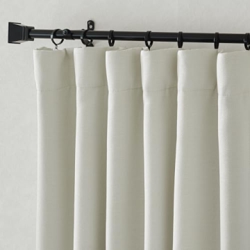 NICETOWN Room Darkening Faux Linen Curtains - Elegant and Versatile