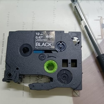 Greateam Label Tape 12mm Compatible with Brother TZe TZ Tape TZe-335/T535/MQL35, P-Touch 12mm 0.47 Inch Label Maker Tape Use for Brother P-Touch PTD210 PTD220 PTD400 PTD600 PTH110 PT-1280, 3 Pack