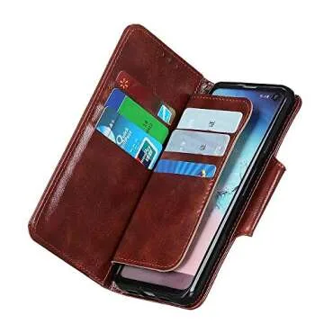 Ranyi Leather Wallet Case for ZMax 10 ZTE Z6250 with Kickstand