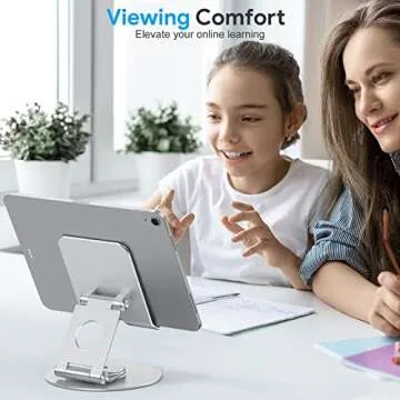 OMOTON 360° Tablet Stand - Adjustable for iPad Pro/Air