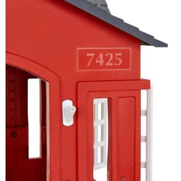 Little Tikes Cape Cottage Playhouse with Working Door, Windows, and Shutters - Red| For Kids 2-6 Yea...