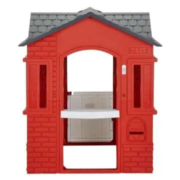 Little Tikes Cape Cottage Playhouse with Working Door, Windows, and Shutters - Red| For Kids 2-6 Years Old