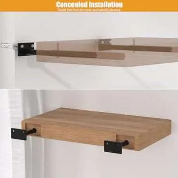 Wengus Floating Shelf Brackets for Modern Storage Solutions
