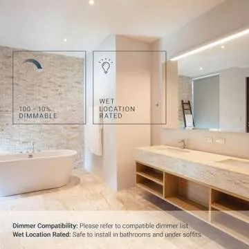 PARMIDA (24 Pack) 5/6 Inch Dimmable LED Disk Light Surface Flush Mount 15W, UL Listed, Recessed Retrofit Ceiling Lights, Energy Star, Installs into Junction Box Or Recessed Can, 1050lm - 2700K