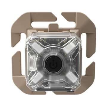 Nitecore NU06 MI IR Infrared Red Green Blue 4 Color USB-C Rechargeable Signal and Safety Light, ARC Rail, Magnetic, MOLLE & Hook-and-Loop Compatible, Upgrade from NU05 MI