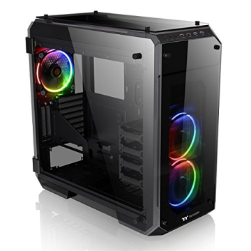 Thermaltake View 71 RGB 4-Sided Tempered Glass Vertical GPU Modular E-ATX Gaming Full Tower Computer...