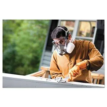 3M 6111PA1A Half Facepiece Paint Spray/Pesticide Respirator, Small