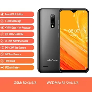 Ulefone Note 15 Unlocked Smartphone with Dual Cameras