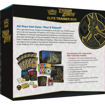 Explore Pokémon Crown Zenith Elite Trainer Box Today