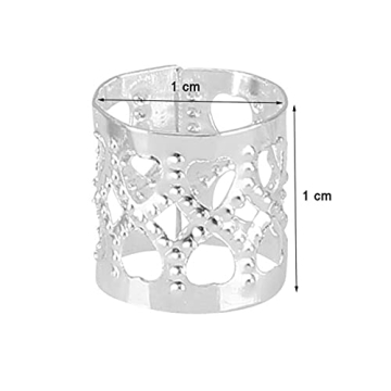 Tbestmax 200 pcs Dreadlocks Beads Hair Braid Rings Clips