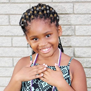 Tbestmax 200 pcs Dreadlocks Beads Hair Braid Rings Clips