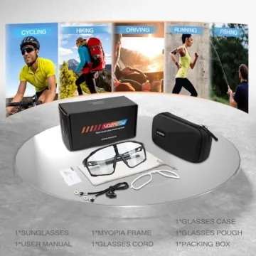 VOZAPOW Photochromic Cycling Glasses for All Outdoor Activities