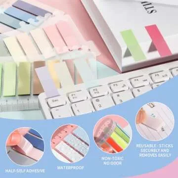 Annotation Tabs Transparent Sticky Notes - 2400Pcs Book Tabs
