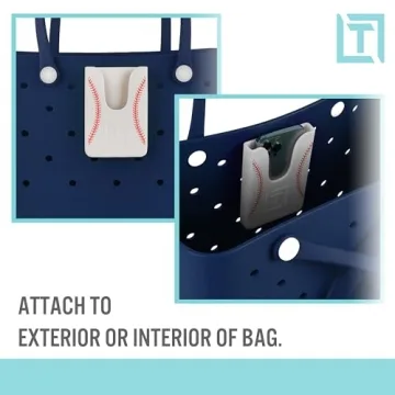 Baseball Phone Holder for Bogg Bag - Silicone Accessory