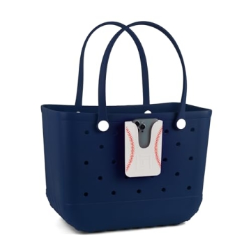 Baseball Phone Holder for Bogg Bag - Silicone Accessory