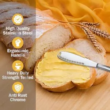 Nevkha Butter Knife - Durable Stainless Steel Spreader