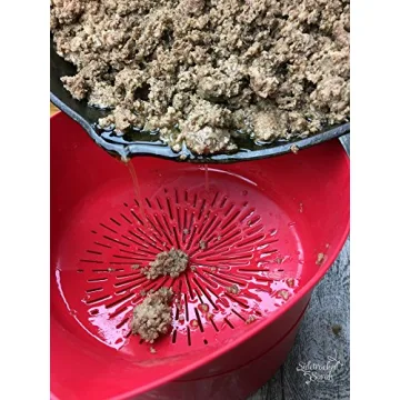 Easy Greasy Colander for Healthy Cooking & Easy Cleanup