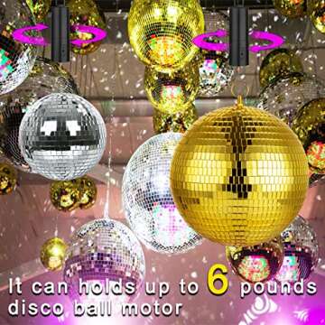 Hanging Display Mobile Motor, Wind Spinner Motor, Battery Operated Rotating Motor, Small Black Kinet...