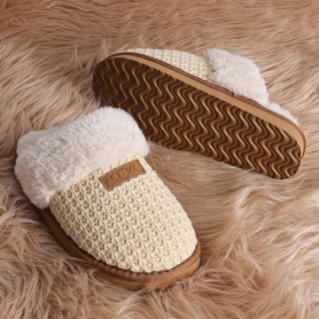 OOW Cozy House Slippers for Women - Soft Comfortable Memory Foam