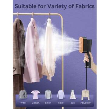 Sundu Portable Travel Steamer & Iron 2-in-1 Fast Heat 15s