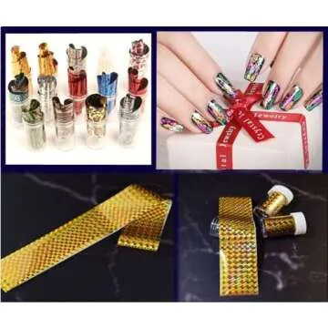 XICHEN Starry Sky Nail Art Stickers - 24 Designs for All