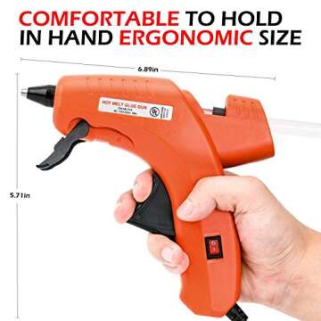 80W High Temp Hot Glue Gun for Arts and Crafts
