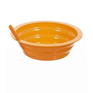 Sip-A-Bowl Cereal Bowl with Straw - Fun & Safe Eating