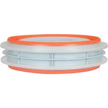 CanCooker Collapsible Plastic Batter Bowl | Mess-Free Breading Shaker Container & Mixer | Ideal for ...