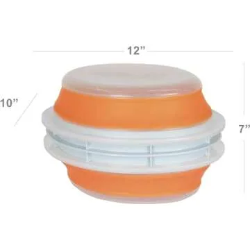 CanCooker Collapsible Plastic Batter Bowl | Mess-Free Breading Shaker Container & Mixer | Ideal for Fish Fry, Fried Chicken, Onion Rings, Wings & More