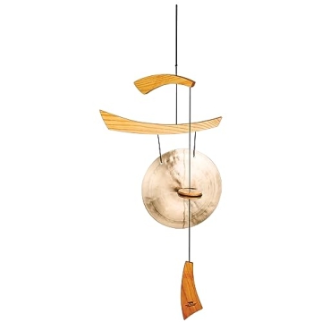 Woodstock Chimes Signature Collection Emperor Gong – 34'' Handcrafted Wind Chimes for Indoor & Out...