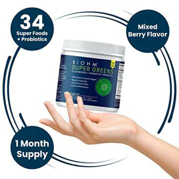 BIOHM Super Greens with Probiotics & Digestive Enzymes