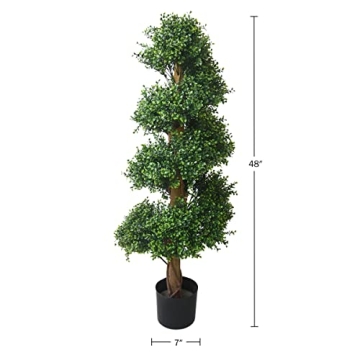 48-Inch Artificial Spiral Tree - Perfect Faux Plant