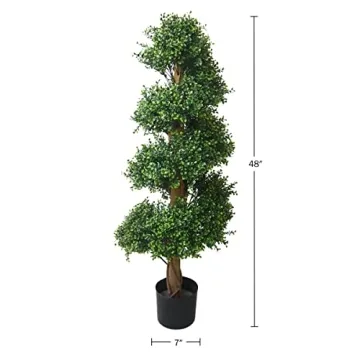 48-Inch Artificial Spiral Tree - Perfect Faux Plant