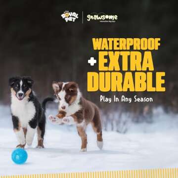 Gnawsome™ 4.5” Spiky Squeaker Ball Dog Toy - Extra Large, Cleans Teeth and Promotes Good Dental and Gum Health for Your Pet, Colors will vary, 4.5"