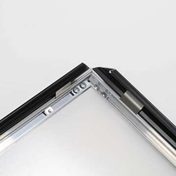 M&T Displays Portable Snap Poster Frame - Easy Assembly