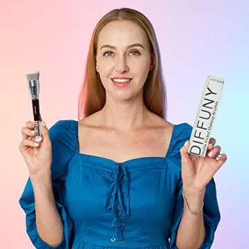 DIFFUNY Dual Ended Foundation & Concealer Makeup Brush