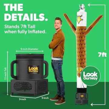 LookOurWay Air Dancers 7ft Inflatable Tube Man for Business