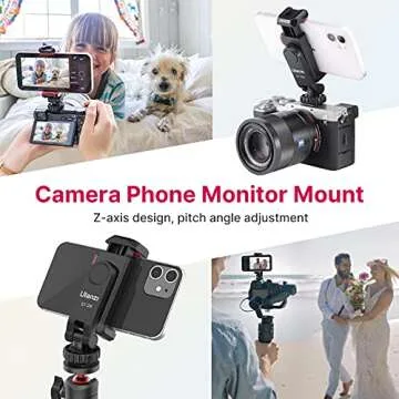 ULANZI ST-06S Phone Tripod Mount Holder - Versatile & Sturdy