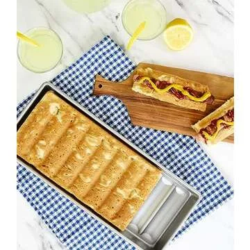 USA New England Hot Dog Pan Durable Bakeware
