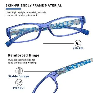 Madison Avenue Multicolor Blue Light Blocking Glasses