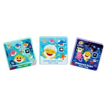 Little Tikes Baby Shark Family Collection, Storytime, Books, Audio Play Character, Gift and Toy for Toddlers and Kids Girls Boys Ages 3+ Years