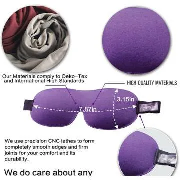 Top Quality Soft Sleep Eye Mask for Convenient Rest
