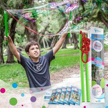 Giant Bubble Kit Plus - 7-Piece Set for Huge Fun